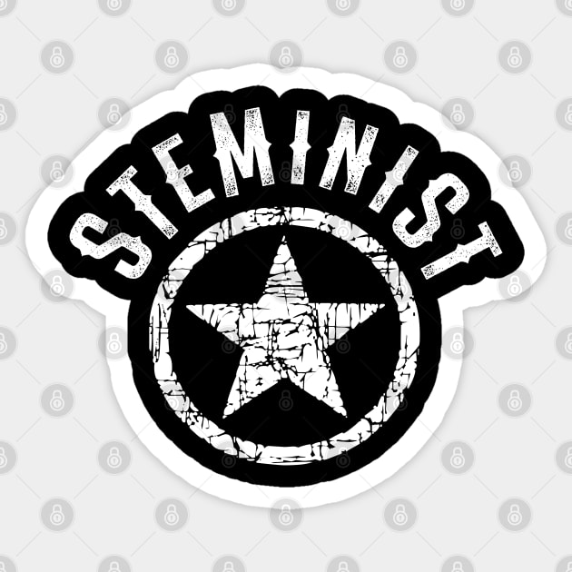 Girls in STEM, tech. Steminist. Women in technology. Sticker by BlaiseDesign